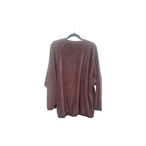 Aerie Velour Oversized Crewneck Sweatshirt Size L - Picture 3 of 9